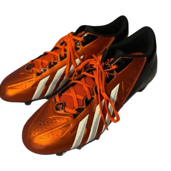Adidas Quickframe New Men’s Orange and Black Football Cleats Size 12 main image 7